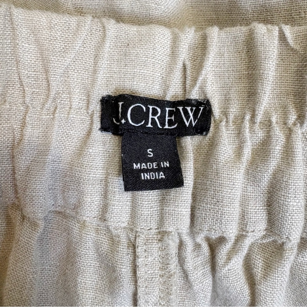 J. Crew Light Beige Linen Blend Women's Shorts - Picture 9 of 14